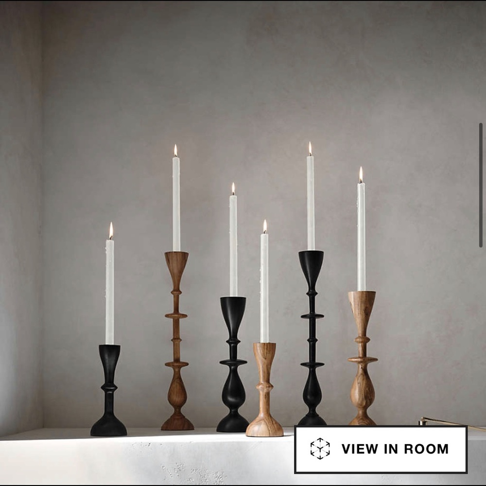 New Crate & Barrel Candlestick Holder